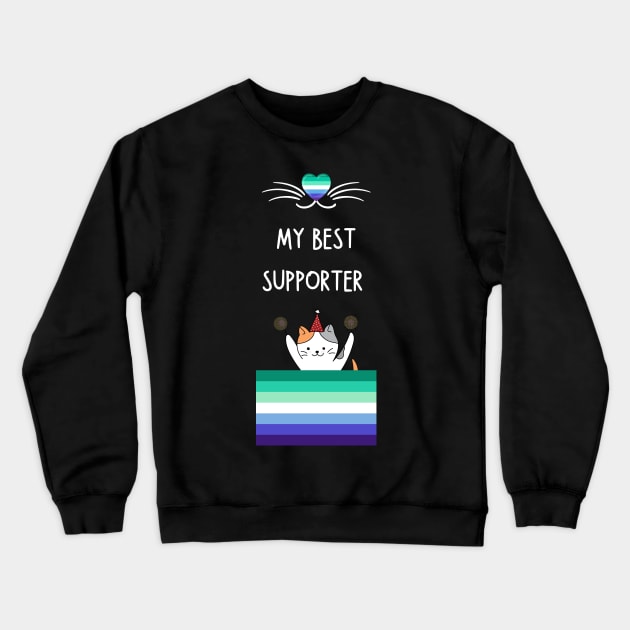 gay men Crewneck Sweatshirt by vaporgraphic